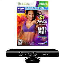 Get Your Gaming Friends Off The Couch And Onto Their Feet With The Xbox Kinect Sensor 99 Every Time I P Zumba Workout Pitbull Songs Video Gamer