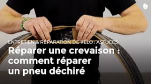 Le vélo les dents   n'est pas en panne. Reparer Une Crevaison Comment Reparer Un Pneu Dechire Reparer Son Velo Youtube