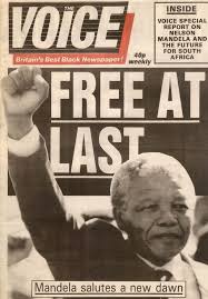 The Day Of Mandela S Release From Prison Nelson Mandela Mandela Newspaper Headlines