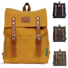 Canvas Backpacks For Men Mustard Rucksack Best College Backpack Chanchan 1016 Yellowstone Backpack Bags College Bags Canvas Backpack