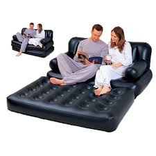 Multifunctional Inflatable Sofa Leather Folding Sofa Bed Outddor Furniture Garden Sofa Bedroom Portable Soft Bed Air Sofa Bed Folding Sofa Bed Inflatable Sofa