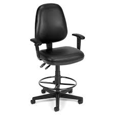 A good office chair can make a big difference in your comfort and productivity. Ofm 119 Vam Aadk Straton Series Vinyl Computer Task Chair With Arms And Drafting Kit Black