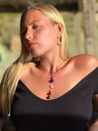 Buy Chakra Crystal Necklace, Handmade Crystal Necklace, Jewelry With Real  Raw Gemstones, Solid 925 Sterling Silver Chain for Women, Yoga Gift Online  in India