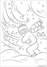 Its white glistens and soaks up the beautiful blues and pinks and purples from the sky. Hard Winter Coloring Pages Nature Seasons Coloring Pages Coloring Pages For Kids And Adults