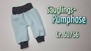 Lege die hose nun so, dass die soeben genähten schrittnähte in der mitte übereinanderliegen. Baby Pumphose Nahen Ohne Schnittmuster Anfanger Nahtinchen Youtube