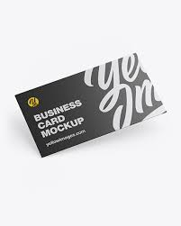 Vertical business card mockup psd. Business Card Mockup In Stationery Mockups On Yellow Images Object Mockups