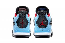 Black, white and varsity red outsole. Nike Travis Scott Brings A Lit Jordan 4 Retro Cactus Jack