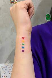 Check spelling or type a new query. Tiny Colorful Hearts Tattoo Get An Inkget An Ink