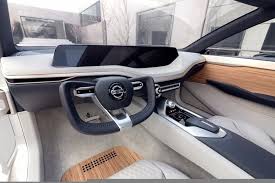 The Minimalist Design Of The Vmotion 2 0 S Interior Showcases A Large Dash Screen That Runs Nearly Concept Car Interior Car Interior Car Interior Sketch