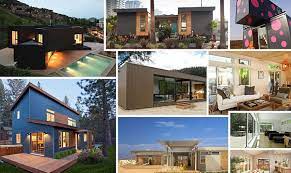 Scavenger studio (693 sq ft), an artist's home and studio built with recycled and scavenged materials, near seattle, washington, designed by architect les eerkes | photography by benjamin. 8 Modular Home Designs With Modern Flair
