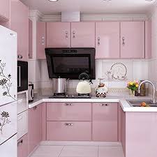 Yazi Gloss Self Adhesive Vinyl Kitchen Cupboard Door Cove Https Www Amazon Com Dp B00v5rzuso Ref Cm Pink Kitchen Kitchen Cupboard Doors Kitchen Cupboards