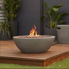 Concrete fire pit with propane tank inside. 8 Best Propane Fire Pits In 2021 Hgtv