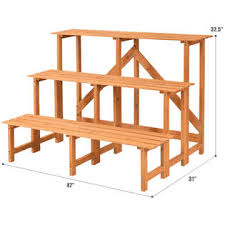 We did not find results for: Gymax Gys02099 3 Tier Wide Wood Plant Stand Display Rack Shelves Flower Pot Holder Step Ladder