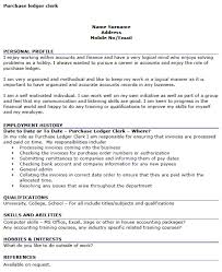 Wow your future employer with this simple cover letter example format. Purchase Ledger Personal Statement Cover Letter For A Purchase Ledger Clerk