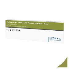 Dieser test dient zum nachweis von antigenen des sars‑cov‑2‑virus bei personen mit verdacht auf covid‑19. Medicovid Ag Sars Cov 2 Antigen Selbsttest Nase 5 Stuck 5 St Shop Apotheke Com