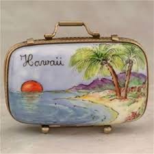 Limoges Hawaii Suitcase Box The Cottage Shop Limoges Boxes Limoges Box