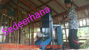 Cara membuat pisau mesin pencacah rumput sederhana murah dari gergaji bekas murah. Pencacah Rumput Buatan Sendiri Sederhana By Pandawa Ternak