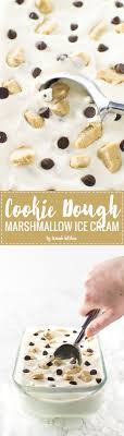 How long can cookie dough stay out of the refrigerator? This No Churn Marshmallow Cookie Dough Ice Cream Combines Creamy Vanilla Ice Cream With Chocolate Chips And Homemade Dessert Recipes Ice Cream Recipes Desserts