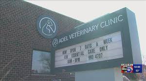 Abc animal clinic & hospital is located in downtown fort worth's medical district at 500 south freeway. Adel Vet Clinic Innovating New Ways Of Business Amid Covid 19 Pandemic Weareiowa Com