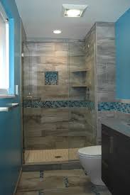 Enclosed in glass panels in a bathroom by trg architecture + interior design, this shower with a beveled square head is the height of luxury. Master Bath Walk In European Shower Modern Badezimmer Denver Von Kitchen Masters Inc Houzz