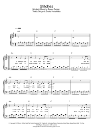 Shawn Mendes Stitches Sheet Music And Printable Pdf Music Notes Pop Sheet Music Clarinet Sheet Music Sheet Music