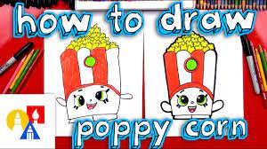 Popcorn makes a great snack while watching a movie at home or in the cinema. How To Draw Poppy Corn Shopkins Youtube