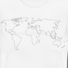 Weltkarte kontinente weltkarte umriss geographie karte. Weltkarte Umrisse Frauen T Shirt Spreadshirt