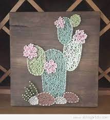 We encourage you to do it yourselves and tell us how it was. Top 10 Cactus String Art Diy String Art Diystring Art Diy