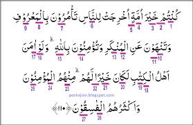 Maybe you would like to learn more about one of these? Hukum Tajwid Surat Ali Imran Ayat 110 Lengkap