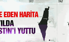 İşte yürek burkan o harita. Israil Ve Filistin In 68 Yil Sonraki Haritasi Sok Ediyor