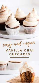 Vanilla Chai Cupcakes Baking Ginger Recipe Easy Gluten Free Desserts Fun Cupcake Recipes Cupcake Recipes
