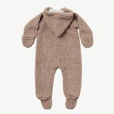 Baby Fur Jumpsuit In Taupe Littlehipstar Com