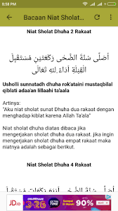 Bacaan Niat Sholat Dhuha For Android Apk Download