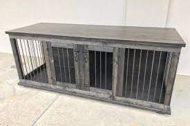 Dog Crate Furniture Pet Furniture Custom Dog House Wood Dog Etsy Dog Crate Furniture Dog Furniture Wood Dog Crate