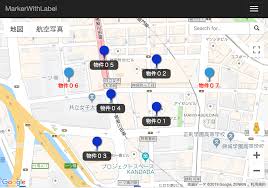 マーカーにスタイルを適用してラベルを描画する マルティスープstaffブログ