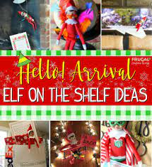 We have a huge list of elf on the shelf ideas for you to make december and christmas a little easier and a little more magical. I M Back Elf On The Shelf Ideas For Arrival Elf On The Shelf Return Ideas
