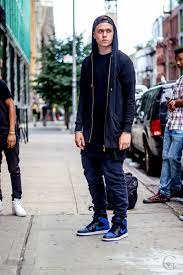 Royals Mens Street Style Winter Jordan 1 Outfit Men Air Jordan Outfit