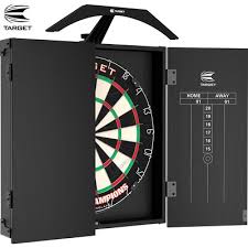 Check this out… solid wood (cedar) dart board cabinet that is: Target Arc Cabinet Set Mit Arc Light Dartboard Led Beleuchtungs Syste 89 90