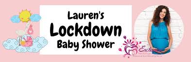 Quarantine Lockdown Personalised Baby Shower Banner