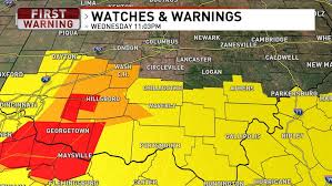The national weather confirmed that ohio had 20 tornadoes in 2020. Tornado Watch Issued For Southern Ohio Until 4 A M Wsyx