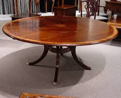 Mid Cherry Yew Wood Banded 72 Round Table With Starburst Inlay Flush Lazy Susan Round Wood Dining Table Round Pedestal Dining Table Oak Farmhouse Table