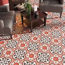 Vintage By Palazzo Zementfliese Aliso White 20 X 20 Cm Schwarz Rot Braun Weiss Matt Bauhaus In 2020 Zementfliesen Fliesen Moderne Fliesen