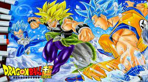 Check spelling or type a new query. Drawing Dragon Ball Super Movie Broly Vs Goku Vegeta Youtube