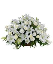 With this in mind, you may wish to choose an arrangement that has a theme. In Loving Memory All White Sympathy Flowers Louisville Flowers