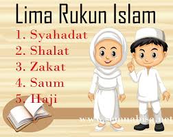 Gambar animasi orang mengaji download now gambar kartun anak sedang. Urutan Rukun Islam Dan Penjelasannya Iman Islam Lima