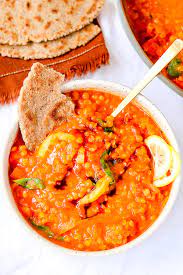 Healthy Red Lentils Recipe With Fresh Tomatoes Foodheal Recipe Lentil Recipes Healthy Lentil Recipes Red Lentil Recipes