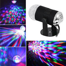 Lumiere Rgb Led Music Stage Lights 110 240v Dmx Disco Club Dj Light Show Bulb Projector Crystal Magic Ball Dj Crystal Magic Ball Disco Ball Light Disco Lights