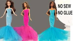 Kisses ♥♥barbie doll hacksdiy barbie dresses with balloons making easy no sew clothes for. Diy Barbie Dresses No Sew Doll Clothes How To Make Barbie Doll Dress Youtube