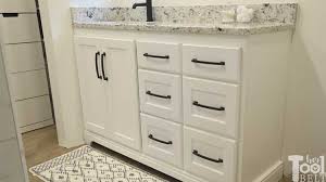 Left Offset Bathroom Vanity Her Tool Belt