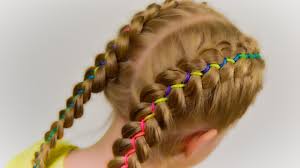 Let them see what you are made of but from the backside. How To 5 Strand Ribbon Dutch French Braid Hairstyle With Ribbon 2 Youtube
